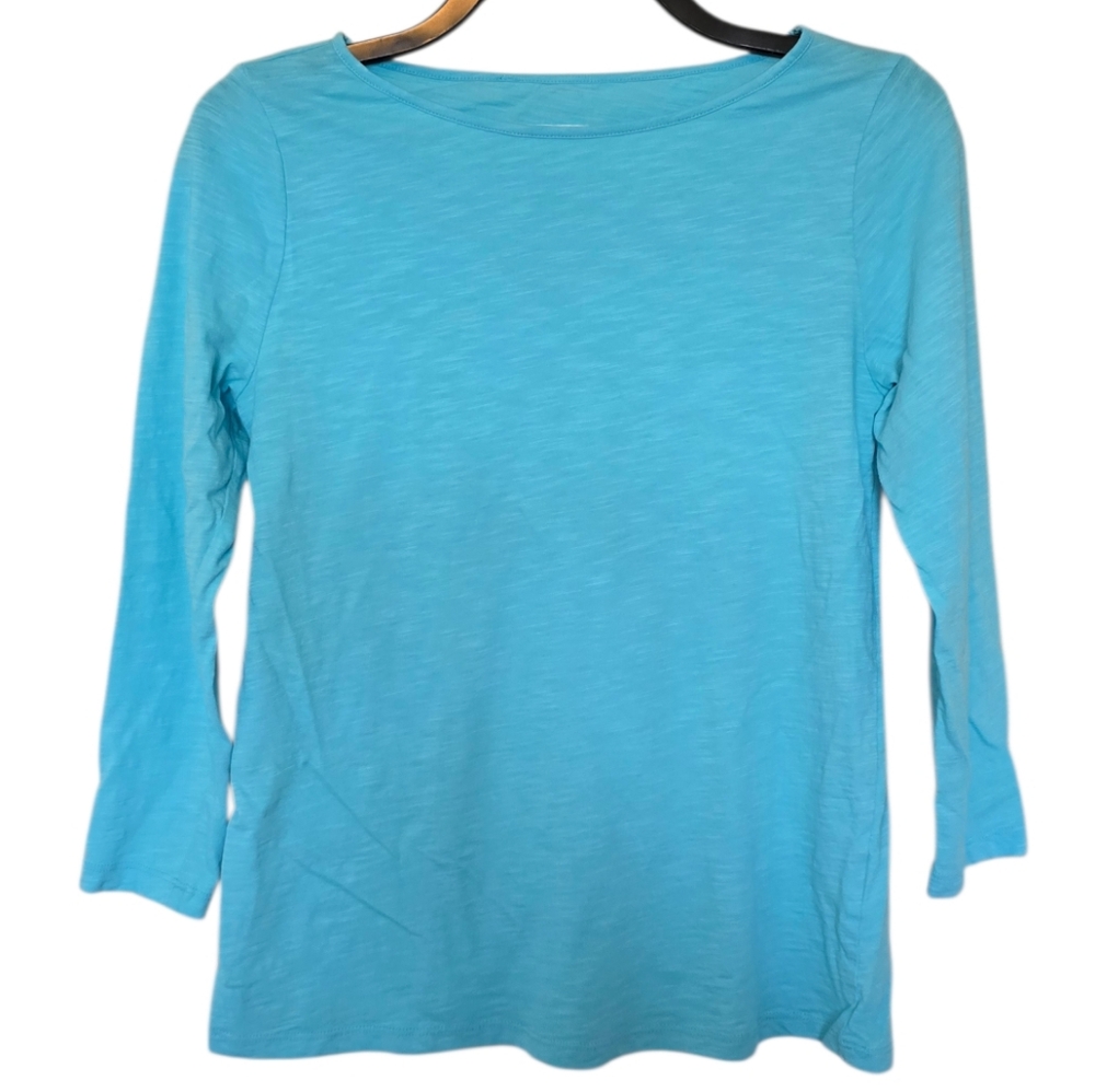 3/$15 Candace Cameron Bure Blue Cotton Shirt Size Xxs